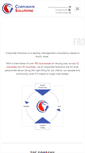 Mobile Screenshot of corporatesolutions.in